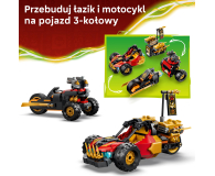 LEGO NINJAGO 71864 Wielofunkcyjne pojazdy Kaia i Cole’a - 1529845 - zdjęcie 5